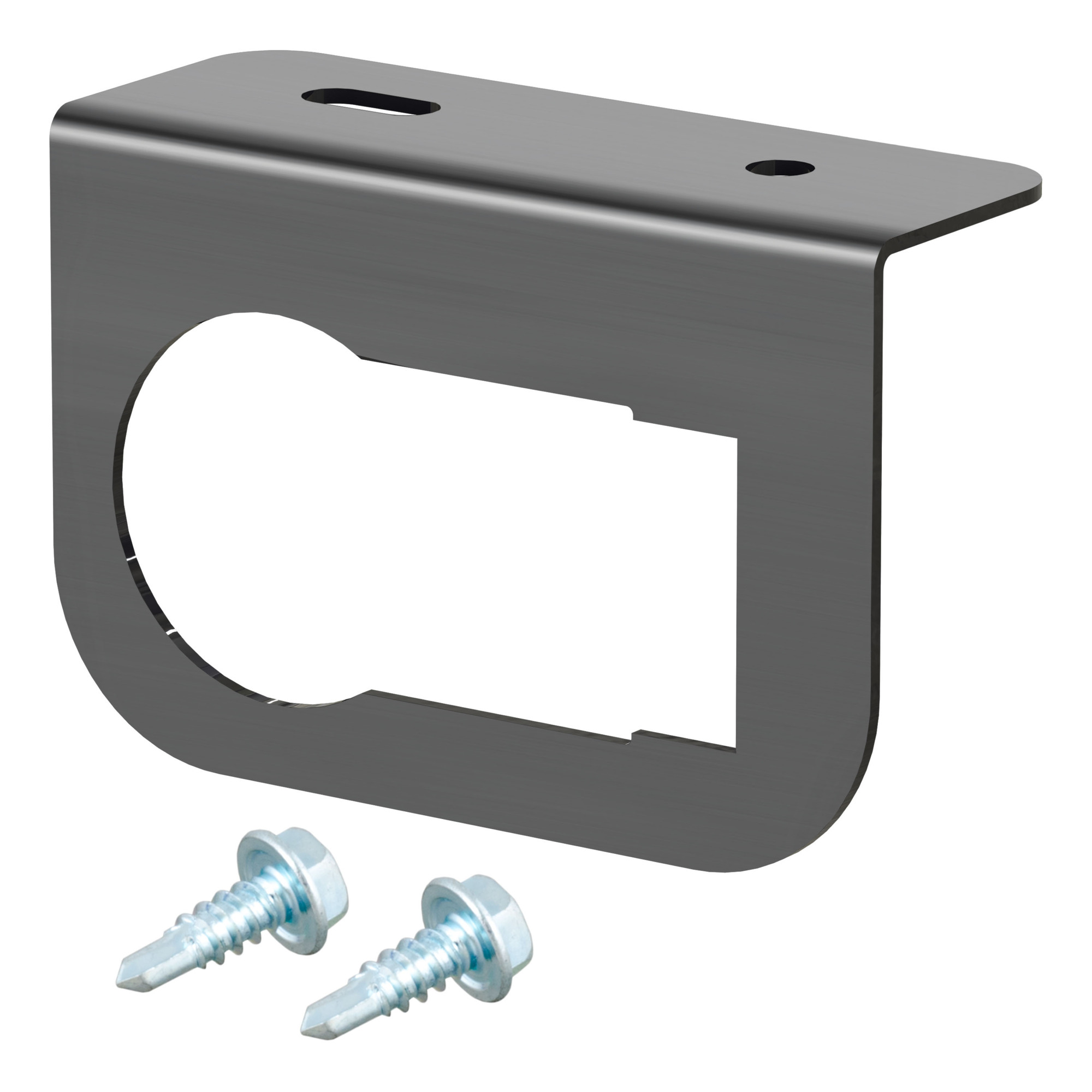 Curt Manufacturing Connector Mounting Bracket — For 7/4-Way Socket, Steel, Model# 57016
